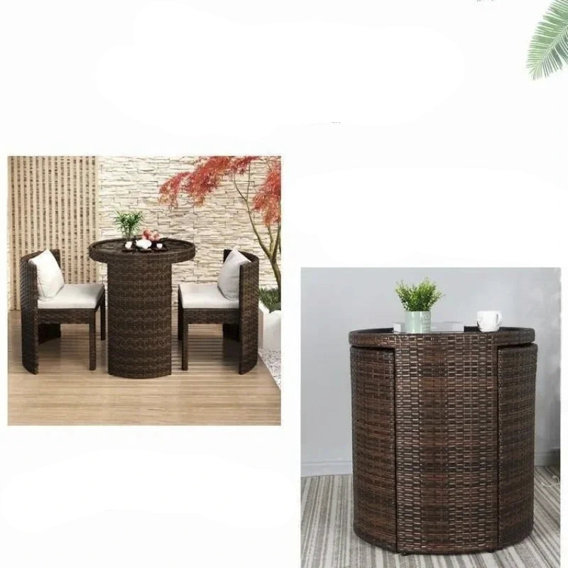 Ensemble table et chaises pour balcon