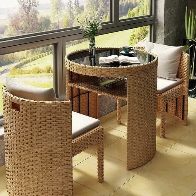 Ensemble table et chaises pour balcon