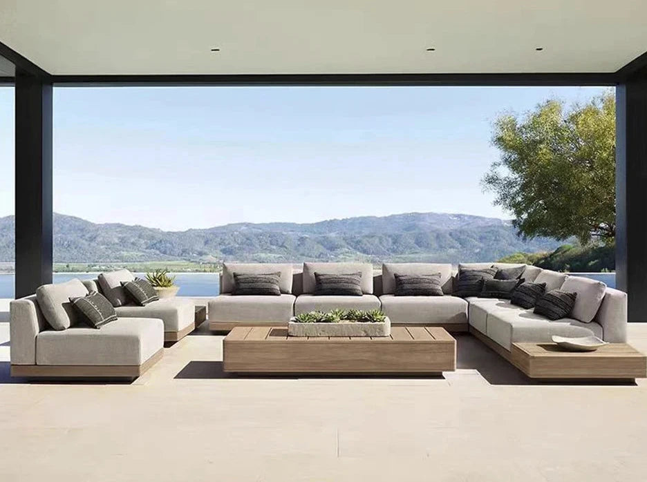 Canapé modulaire d'extérieur moderne